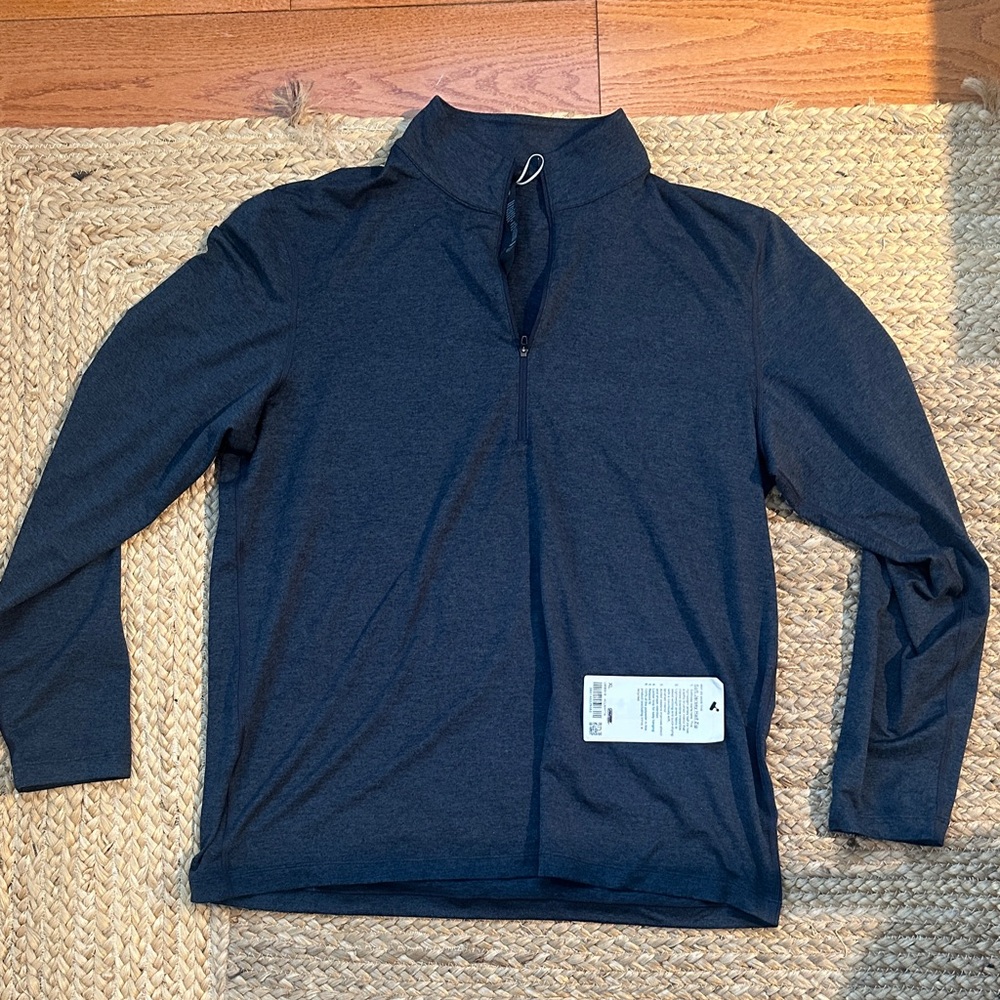 Lululemon Athletica Dark Gray Quarter-Zip Pullover